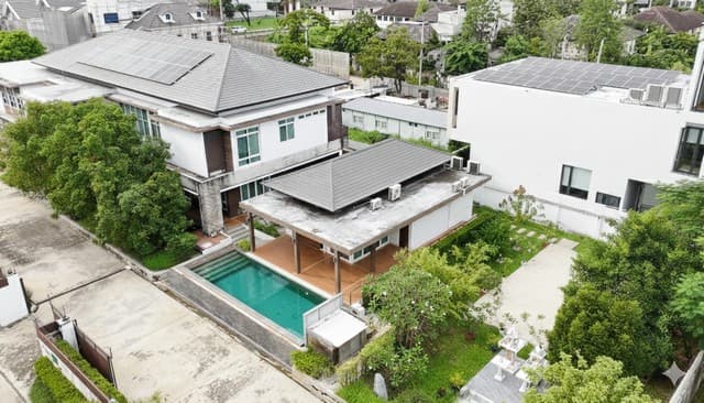 บ้านสวยตกแต่งพร้อมอยู่ บ้านเดี่ยวพร้อมสระว่ายน้ำส่วนตัว โป่งมาบประชัน