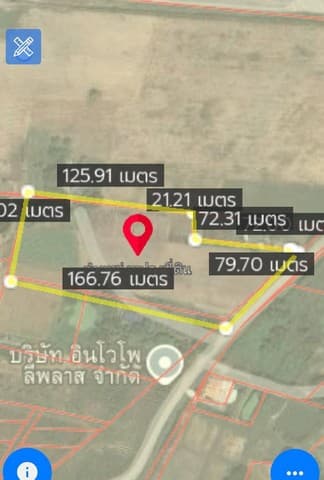 ขายที่ดินหนองบอนแดงบ้านบึงชลบุรีราคาถูก พื้นที่สีเหลือง พื้นที่ 6-3-98 ไร่