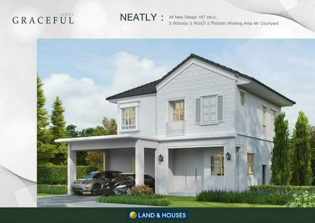บ้านเดี่ยวสวย พร้อมสวนส่วนตัว โครงการ ซีรีนเลคชัยพฤกษ์ เชียงใหม่