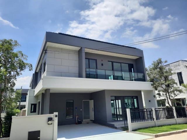 P1207 ให้เช่าบ้านเดี่ยว เซนโทร บางนา Centro Bangna Phase 1 บ้านพร้อมเข้าอยู่ ทำเลติด Mega บางนา