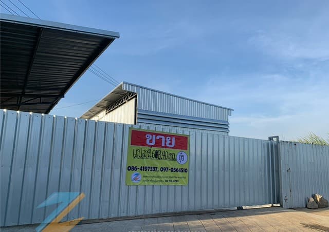 ขายที่ดิน 608.40 ตร.วา ราคาถูก พร้อมโกดังในราคาประเมิน บางปลา ซ.หมู่บ้านสวนเก้าแสน ZY253