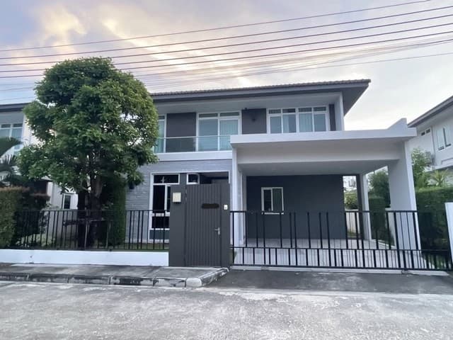HR2906ให้เช่าบ้านเดี่ยว โครงการมัณฑนา 2 บางนา กม.7 ใกล้เมกาบางนา เหมาะอยู่อาศัย