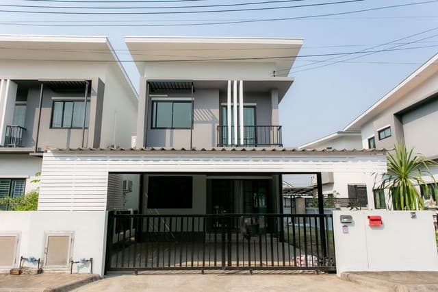 รับนายหน้า บ้านเดี่ยว 2 ชั้น โครงการ ปาล์มการ์เด้น4 สันผักหวาน หางดง