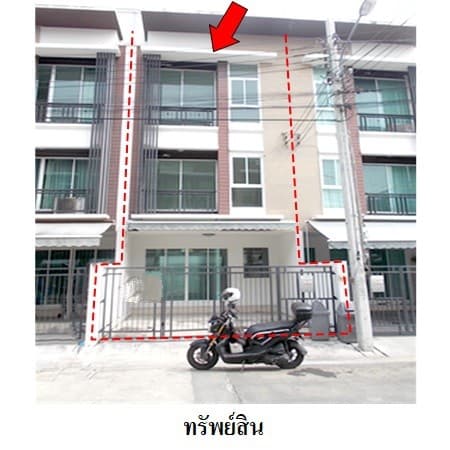 ขายทาวน์เฮ้าส์มือสอง เขตลาดพร้าว กรุงเทพฯ โครงการ บ้านกลางเมือง โชคชัย 4