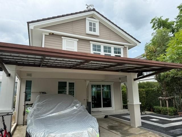 ให้เช่า บ้านเดี่ยว โครงการ ชัยพฤกษ์ จตุโชติ-วัชรพล ซอยจตุโชติ10 อายุบ้าน 5ปี หันหน้าทิศใต้