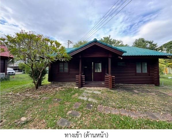 รหัสทรัพย์ R3375 ให้เช่า บ้านไม้ 1ชั้น ย่านพัฒนาการ สวนหลวง