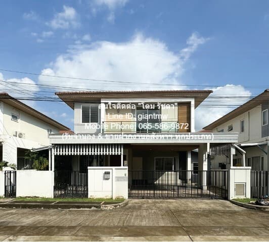 บ้าน บ้านเดี่ยว 2 ชั้นพร้อมอยู่ ม.พาร์คเวย์ แอทอีซ รามคำแหง 190/1 พ.ท. 51 ตร.วา 4นอน3ห้องน้ำ 5490000 THAI BAHT เดินทาง สะดวก กรุงเทพ