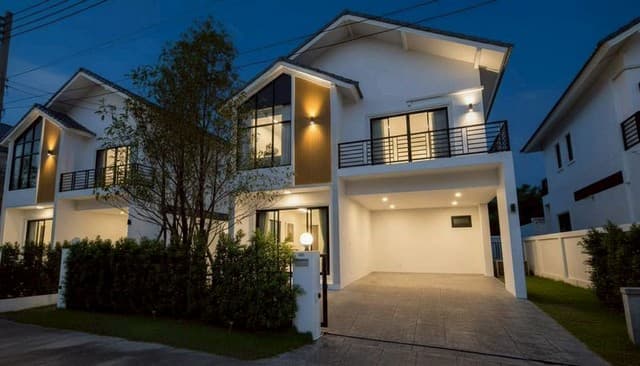 ให้เช่าบ้านเดี่ยว ดีไซน์พิเศษ เลี้ยงสัตว์ได้ หลังกาดฝรั่ง หางดง