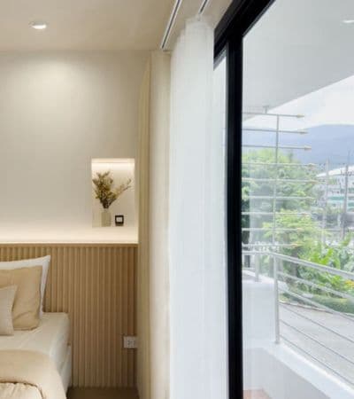 ชมดอยคอนโด (ตึกกลม) ห้องรีโนเวทใหม่เอียม วิวดอยสุเทพ ใกล้ มช. นิมมาน เมญ่า