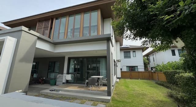 บ้านเดี่ยวหรู โครงการบุราสิริ พัฒนาการ บ้านติดสวน ใกล้ Clubhouse ทำเลศักยภาพ เดินทางสะดวก