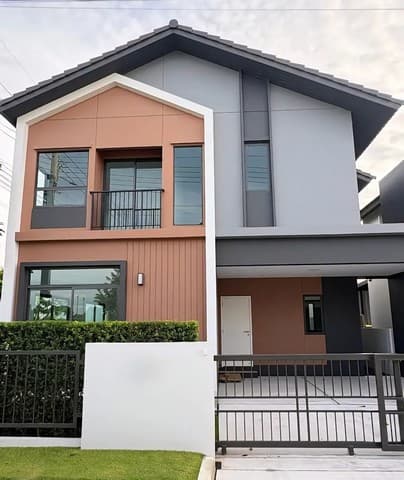 ให้เเช่าบ้านแฝด บ้านใหม่สไตล์บ้านเดี่ยว ผนังไม่ติดกัน หัวมุม 37ตรว.บางกรวย ไทรน้อย ใกล้บางบัวทอง บางใหญ่