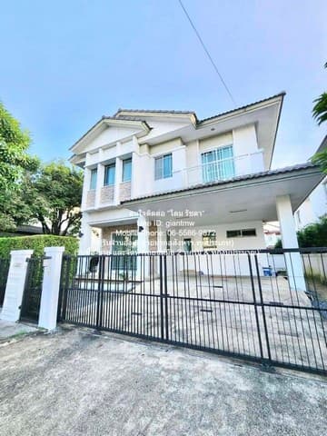 บ้าน ให้เช่าบ้านเดี่ยว 2 ชั้น ในหมู่บ้าน ติดถนนกาญจนาภิเษก และอยู่ใกล้สนามบินสุวรรณภูมิ 64 ตร.ว. 3 น 3 น้ำ ราคา 50,000 บาท/เดือน 64 ตาราง.วา 0 Ngan 0 Rai 3 BR 3 ห้องน้ำ 50000 THAI BAHT ราคาคุ้ม