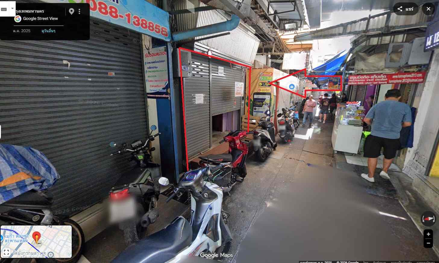 ให้เช่าหน้าร้าน 1 ชั้น ทำเลดี อยู่ในย่านคลองถม เสือป่า ใกล้แคปปิตอล พลาซ่า