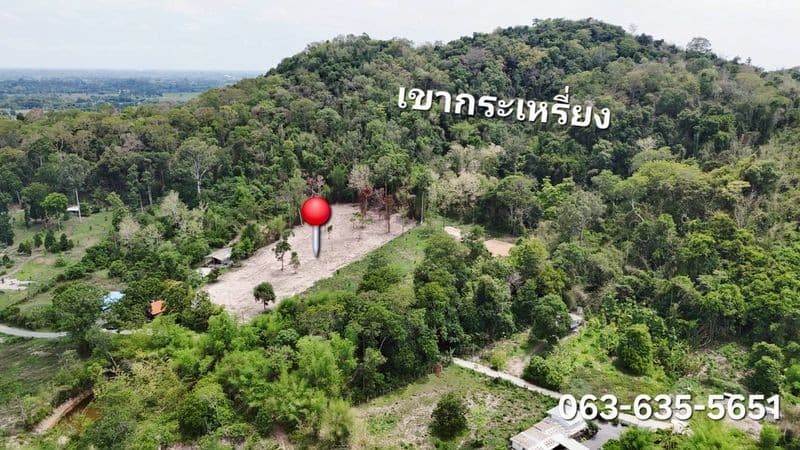 ขายที่สวยติดเขา ต.หินตั้ง อ.เมืองนครนายก ท้ายติดเขากระเหรี่ยงประมาณ 70 เมตร โฉนดครุฑแดงพร้อมโอน