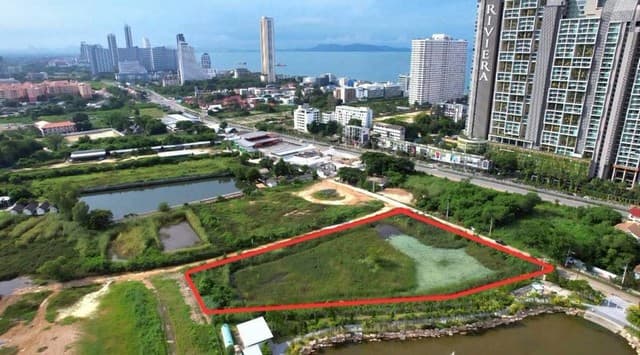 ขายที่ดินพัทยา แปลงสวย ทำเลงาม แหล่งชุมชน ใกล้หาดจอมเทียน FP-L02017