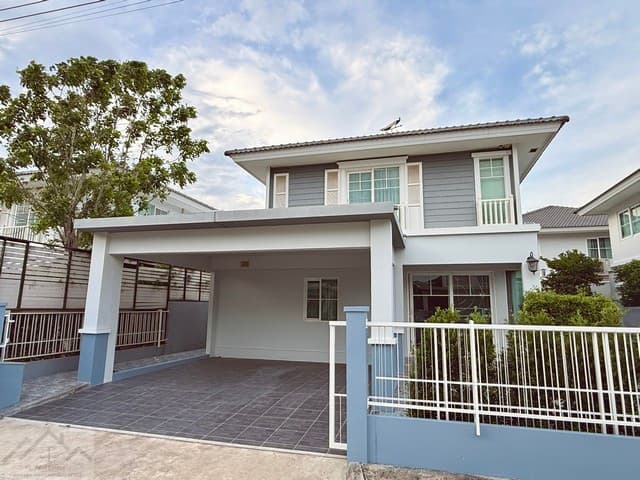 ให้เช่าบ้านเดี่ยว 2 ชั้น 50 ตรว. 3 ห้องนอน วิลลาจจิโอ ศรีนครินทร์-บางนา Villaggio Srinakarin-Bangna ใกล้เมกะบางนา