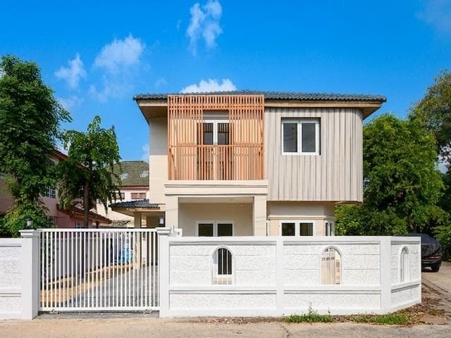 ขายบ้านเดี่ยว หมู่บ้าน ทองสถิตย์วิลล่า รามอินทรา 34 สไตล์ Modern ใกล้รถไฟฟ้า ใกล้ทางด่วน บ้านเดี่ยวรีโนเวทใหม่