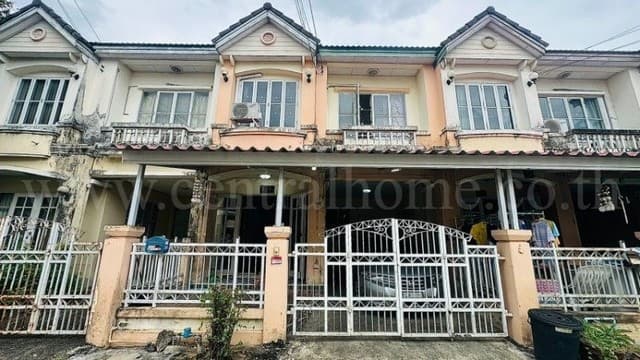 ทาวน์เฮ้าส์ บุศรินทร์ บ้านกล้วย-ไทรน้อย นนทบุรี ราคาถูกที่สุด ทำเลดี เนื้อที่กว้าง