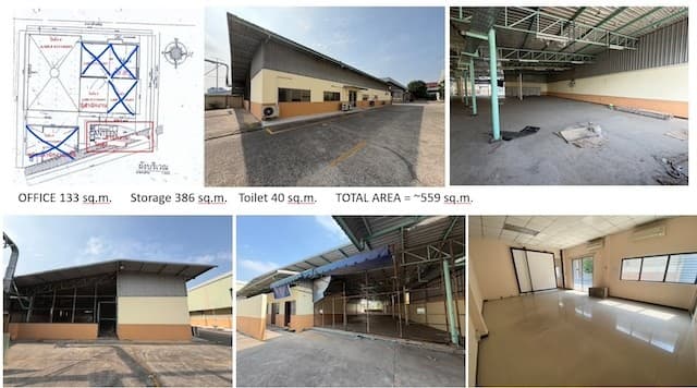 BST1260 โรงงานและโกดังให้เช่า บางนา-ตราด กม.13 บางพลี สมุทรปราการ พร้อมใบอนุญาต รง.4 รถเทรลเลอร์เข้าออกได้