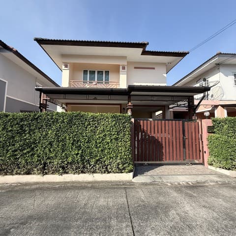 บ้านแฝด สไตล์บ้านเดี่ยว รีโนเวท ใหม่ทั้งหลัง หมู่บ้าน บุรีรมย์ รามอินทรา–ซาฟารี (เลียบคลองสอง 23)