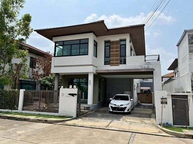 HR 10190 ให้เช่าบ้านเดี่ยว 3 ห้องนอน 2 ห้องน้ำ มบ. สราญสิริ พหลโยธิน สายไหม แอร์ทุกห้อง เฟอร์นอเจอร์บางส่วน งดสัตว์เลี้ยงครับ