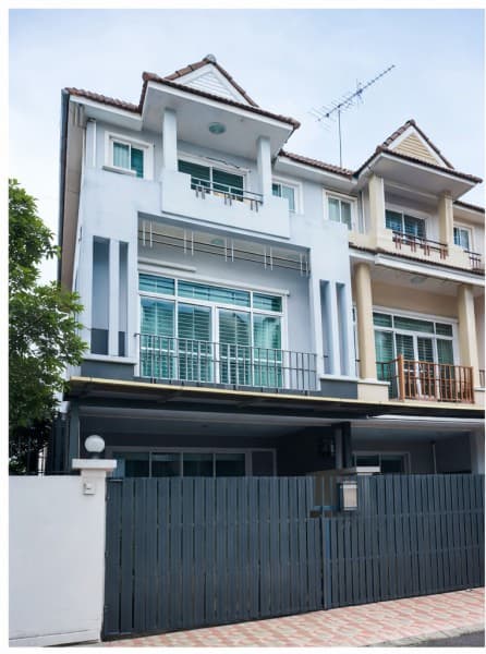 โรบินสันไลฟ์สไตล์ ศรีสมาน 900 ม. ทางด่วนศรีสมาน1กม ถ เลี่ยงเมืองปากเกร็ด ซ25-31 ให้เช่าทาวน์โฮม3ชั้น3นอน3น้ำ แจ้งวัฒนะ 3 กม 23ตร.ว.160ตร.ม.