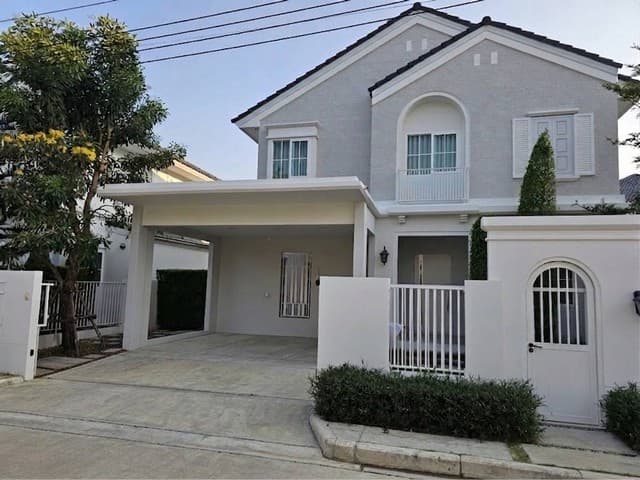 รหัสC7229 FOR RENT ให้เช่าบ้านเดี่ยวพร้อมเข้าอยู่ หมู่บ้านชัยพฤกษ์ บางนา กม.15 Chaiyapruek Bangna Km.15