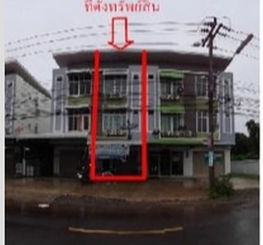 ขายอาคารพาณิชย์หมูู่บ้าน บ้านสวยกรุ๊ป ถ.สร้างตนเอง2 ต.มะขามเตี้ย อ.เมืองสุราษฎร์ธานี จ.สุราษฎร์ธานี