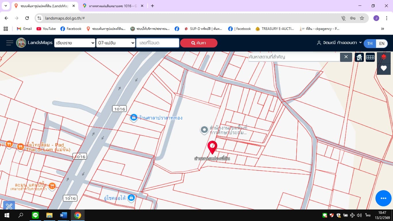 ขายที่ดิน ตำบลแม่จัน อำเภอแม่จัน จังหวัดเชียงราย พื้นที่  3-2-75.5 ไร่ 4
