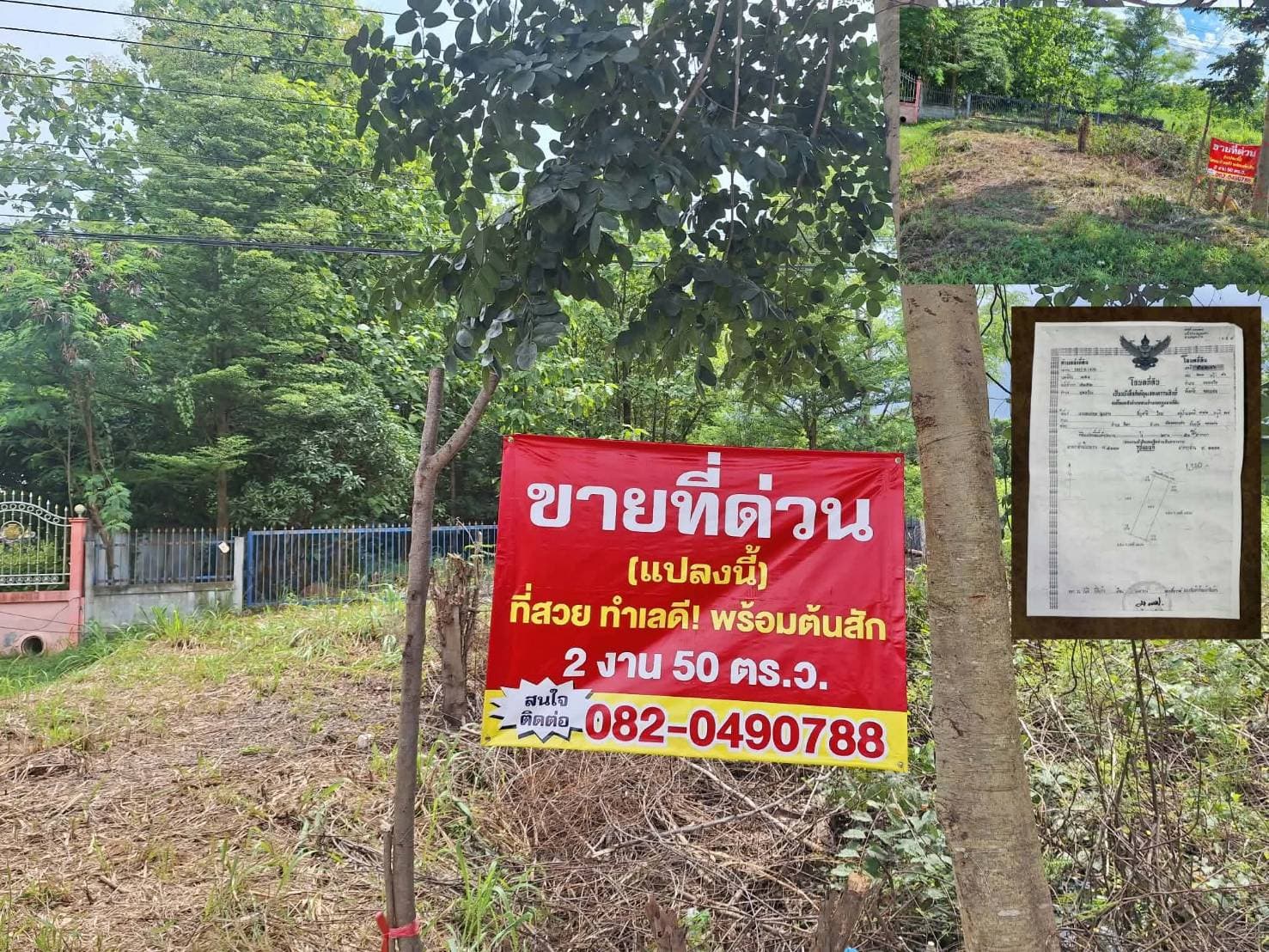 ขายถูกมาก!! ที่ดินเปล่า 250.7 ตร.ว. ติดถนน 4 เลน ทำเลทอง อ.หนองเรือ จ.ขอนแก่น ใกล้ตลาดเทศบาล โรงพยาบาลฯ 3