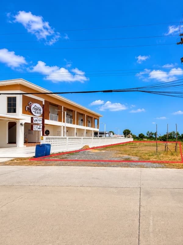 ขายที่ดิน ติดมหาวิทยาลัย 520 ตร.ว. สามชุก จ.สุพรรณบุรี นักลงทุนต้องดู โทร. 086-341-4384 5