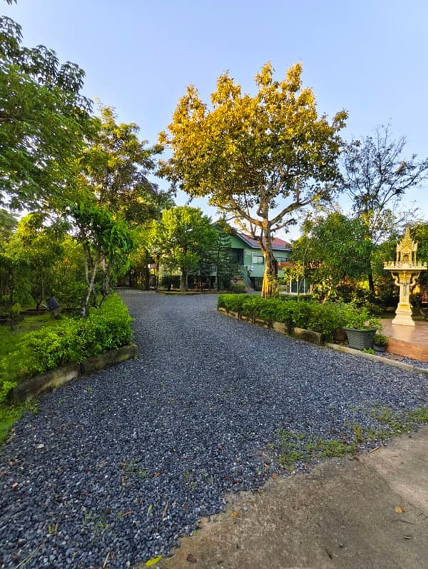 ขายบ้านสวน พร้อมที่ดิน รวม 3 ไร่ บึงกาสาม อ.หนองเสือ จ.ปทุมธานี น้ำไม่ท่วม เจ้าของขายเอง โทร.086-7777215 6