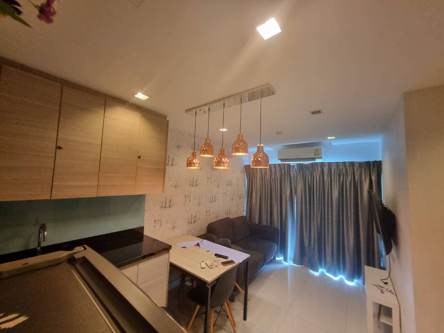 คอนโดหรู ใกล้ชายทะเล ขาย 53.68 ตรม. 2ห้องนอน 2ห้องน้ำ ฟรีเฟอร์แต่งครวิวสวย ใกล้ทะเล หาดสวยมาก นาจอมเทียน 5