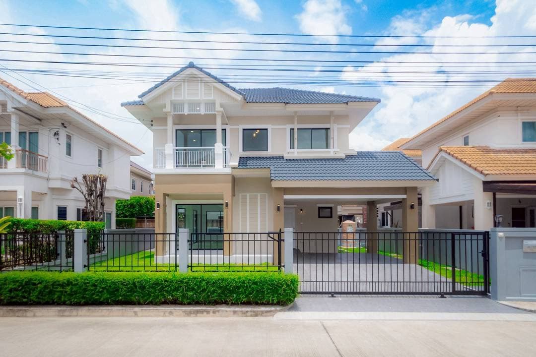 หมู่บ้านเพอร์เฟคเพลสราชพฤกษ์ เฟส1 Perfect Place  Ratchapruk  บ้านเดี่ยว 2 ชั้น ตกแต่งใหม่พร้อมอยู่ทำเลดี โครงการติดถนนรา 4
