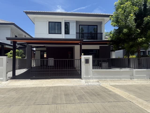 ขายบ้านเดี่ยว 2.5ชั้น 149 ตรว มบ.เมืองทอง4 หลังหัวมุม ซอยปุณณวิถี 53 สุขุมวิท101 ใกล้BTSปุณณวิถี
