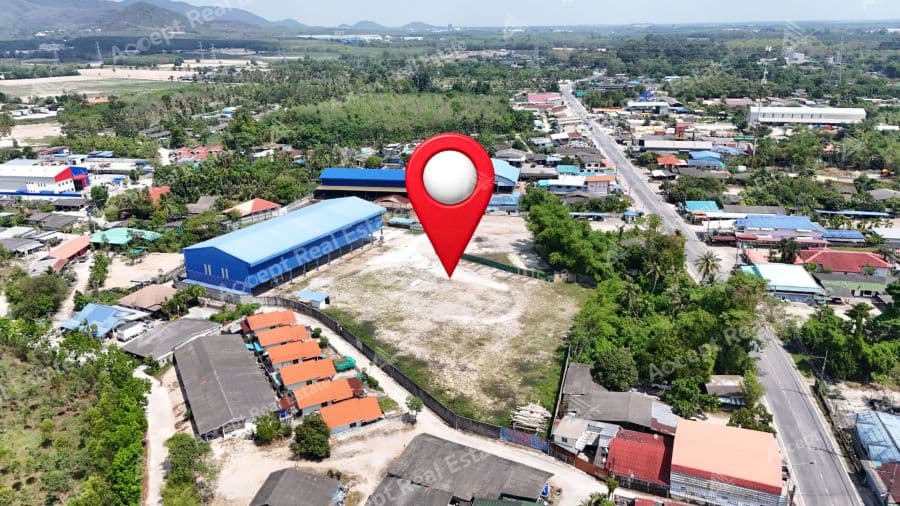ขายที่ดินแปลงใหญ่ ทำเลทอง ห้วยโป่ง ระยอง 120-0-55.9 ไร่