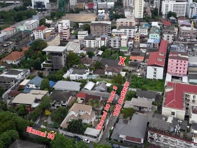 ขายที่ดิน 298 ตร.วา เอกมัย 30 แยก 3 เชื่อม เอกมั้ย 22, 28 ทะลุสุขุมวิท 71 ลงทุนยังไงก็คุ้ม!!
