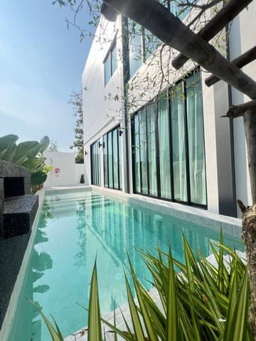 บ้านเดี่ยว 2 ชั้น โมเดิร์นอิงริทสไตล์ สันผักหวาน หางดง