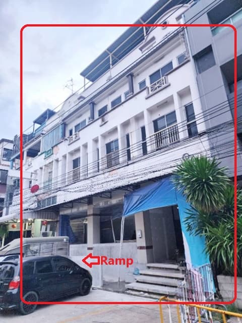 MRTรามอินทรา กม.9 ให้เช่าอาคารคลีนิค โชว์รูม 6ชั้น 500ม. 15นอน 1305ตรม. MRTคู้บอน 800ม. รพ.สินแพทย์ 11แอร์ใหม่ แฟชั่น 3คูหา 72 ตรว.