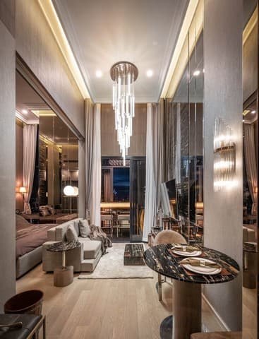 ให้เช่าคอนโด Ashton Asoke (แอชตัน อโศก) ชั้น50 ขนาด 34 ตร.ม พร้อมเข้าอยู่ ติดรถไฟฟ้า MRT สุขุมวิท และใกล้ BTS อโศก