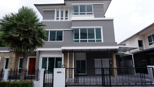 ขายบ้านเดี่ยวGrand Bangkok Boulevard(กรุงเทพกรีฑา)ติดโรงเรียนนานาชาติ Wellington College