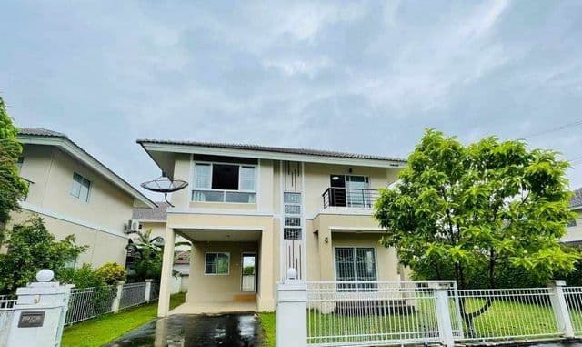 โซนแม่ริม ขาย 2.85 ล้าน 71 ตรว. บ้านเดี่ยว 2 ชั้น #กาญจน์กนกวิลล์ 12 แปลงหัวมุม บรรยากาศดี #เห็นวิวภูเขา เงียบสงบ เพื่อนบ้านอัธยาศัยดี