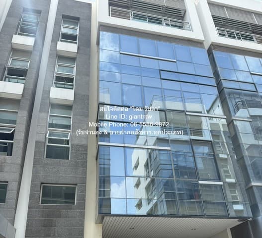 sale OFfice ขายอาคารสำนักงาน 5 ชั้น มีลิฟต์ ซ.รัชดาภิเษก 18 (ใกล้ MRT ห้วยขวาง) 34 ตร.ว. 697 ตร.ม. 5 จอดรถ ราคา 35 ล้านบาท 4นอน5BATHROOM 35000000 THAI BAHT บรรยากาศน่าอยู่