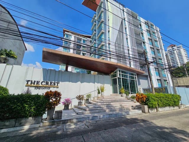 ขายคอนโดThe Crest Sukhumvit 49 ราคาถูกห้องใหม่พร้อมเฟอร์นิเจอร์ใหม่และเฟอร์นิเจอร์วัสดุอย่างดีในสภาพพร้อมใช้งาน ทำเลดีย่านทองหล่อ-สุขุมวิท