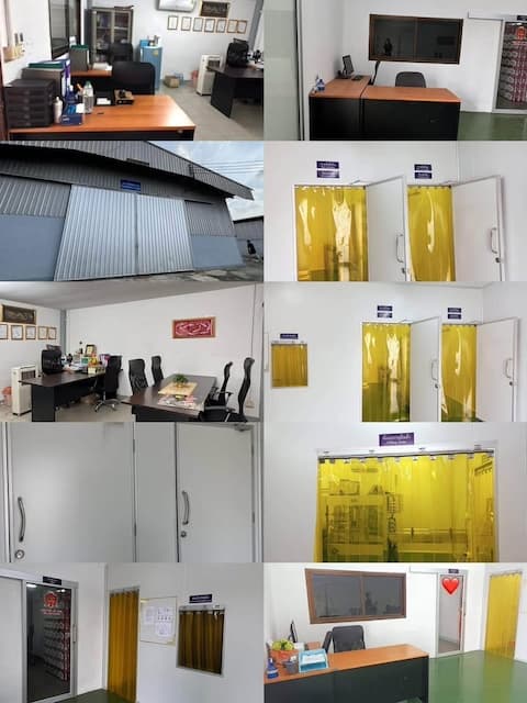 BST933 เซ้งโรงงาน พร้อมออฟฟิศ มาตรฐาน GMP HACCP กั้นผนัง Isowall กันเชื้อรา ลำลูกกา คลอง 7