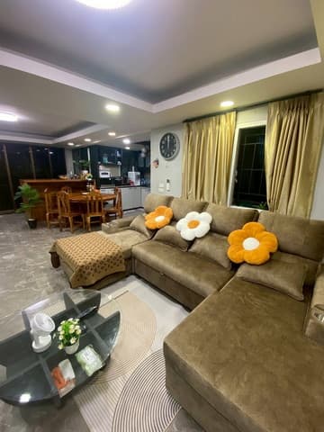 For Rent บ้านทาวน์โฮม 3 ชั้น รัชดาซอย3 พร้อมเฟอร์ 6 ห้อง+2 ห้องน้ำ