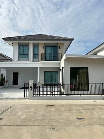 ให้เช่าบ้านเดี่ยว ใกล้ทางพิเศษบูรพาวิถี ใกล้ถนนวงแหวนรอบนอก (ตะวันออก) ใกล้ถนนมอเตอร์เวย์ โครงการเพอร์เฟค พาร์ค บางนา