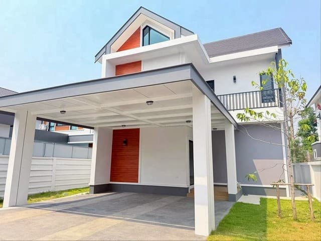 บ้านเดี่ยว 2 ชั้น โมเดิร์นนอร์ดิก ทำเลดี พร้อมผู้เช่า ป่าแดด