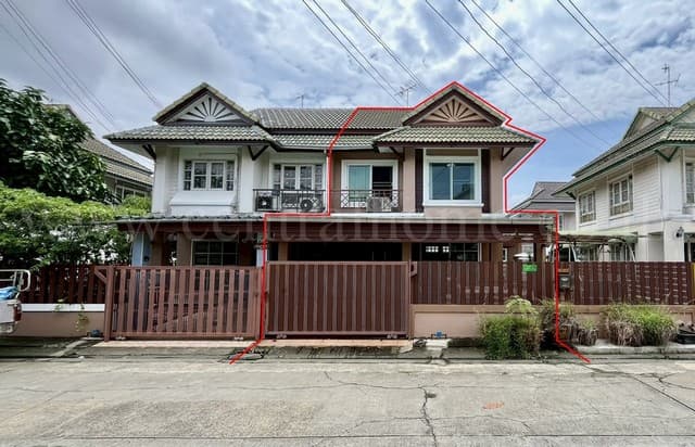 รหัสทรัพย์ 6365 บ้านแฝด พฤกษา 19 ซอยวัดลาดปลาดุก บางบัวทอง - นนทบุรี