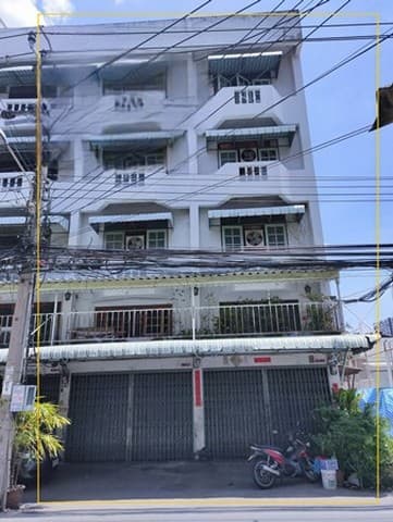 เดิน 300 เมตรถึง MRT! อาคารพาณิชย์ 4 ชั้นครึ่ง ให้เช่า